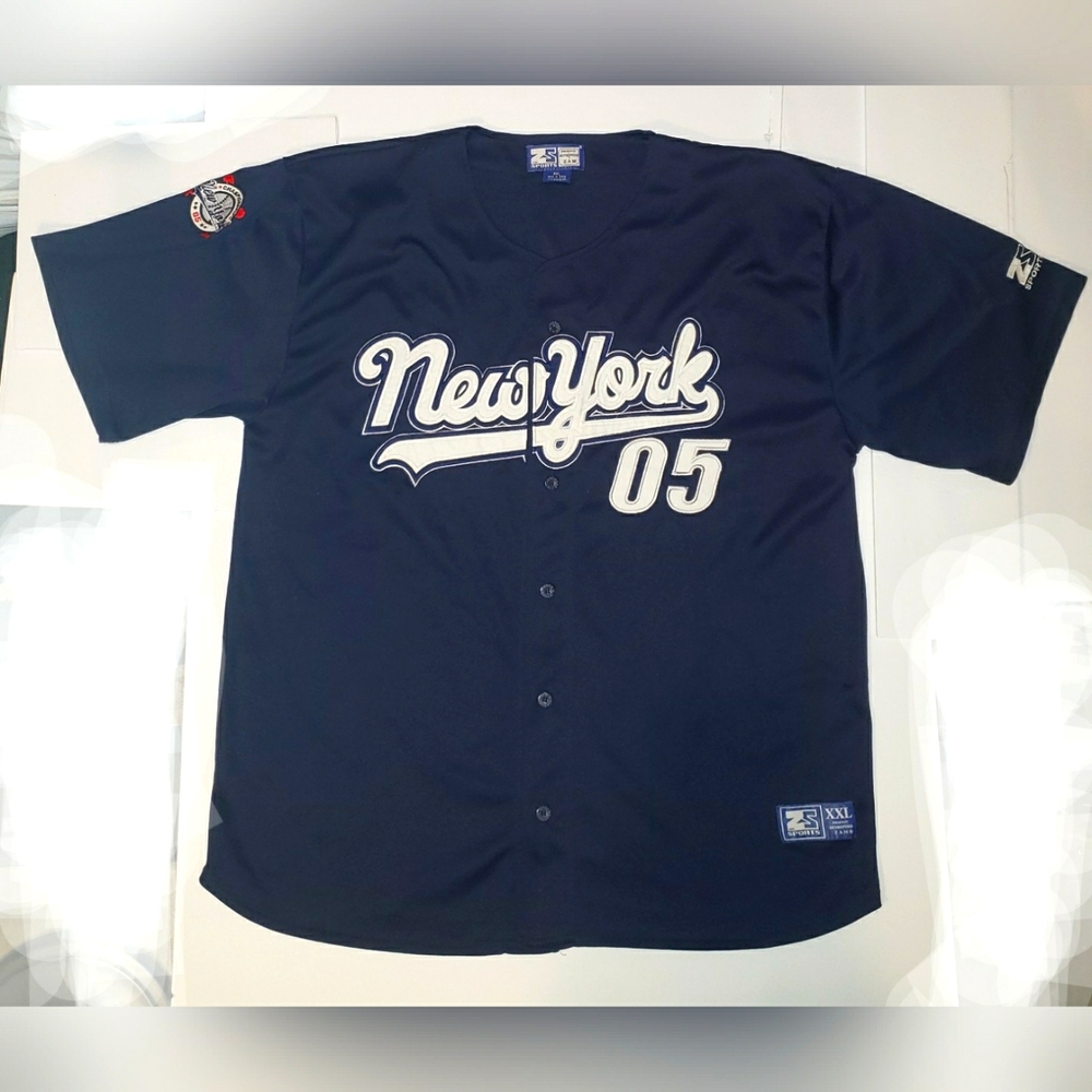 New York Championship 05 Baseball Jersey Zam Mens XXL
